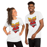 Grinnell Tattoo | Light Colors Unisex T-Shirt - Loosetooth.com