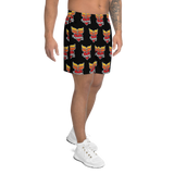 Grinnell Tattoo Print | Men's Athletic Long Shorts - Loosetooth.com